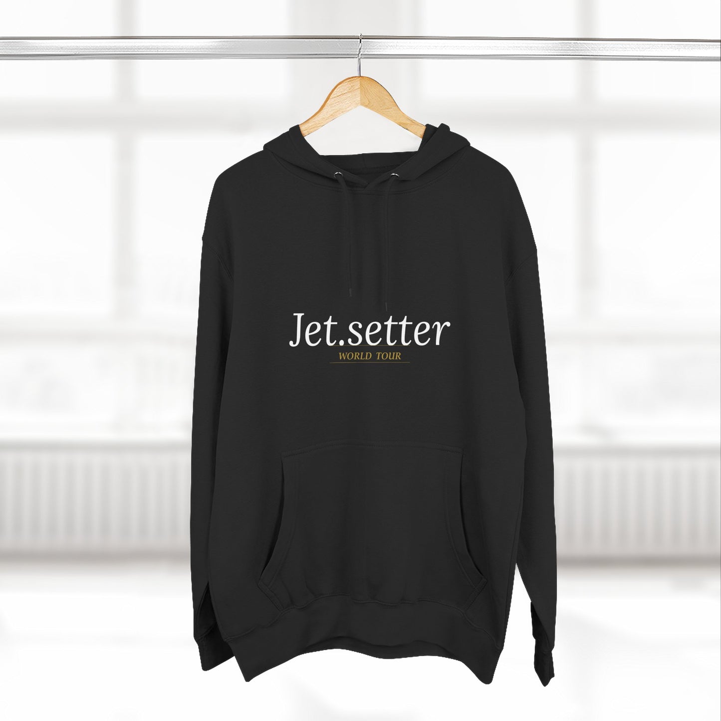 Jet.setter™ World Tour Hoodie — Charcoal Black