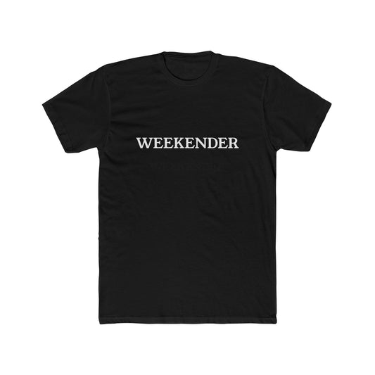 The Noir Weekender Tee™ — Jet Black