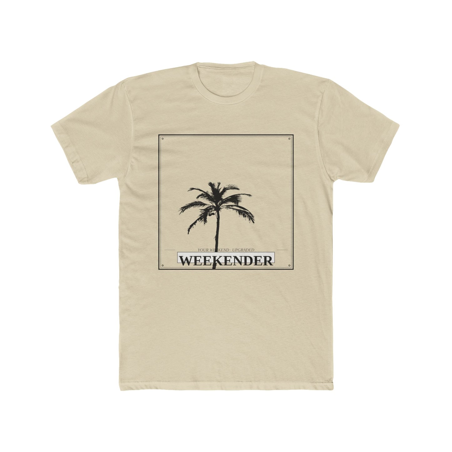 The Palm Weekender Tee™ — Natural