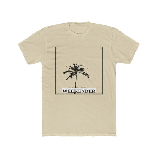 The Palm Weekender Tee™ — Natural