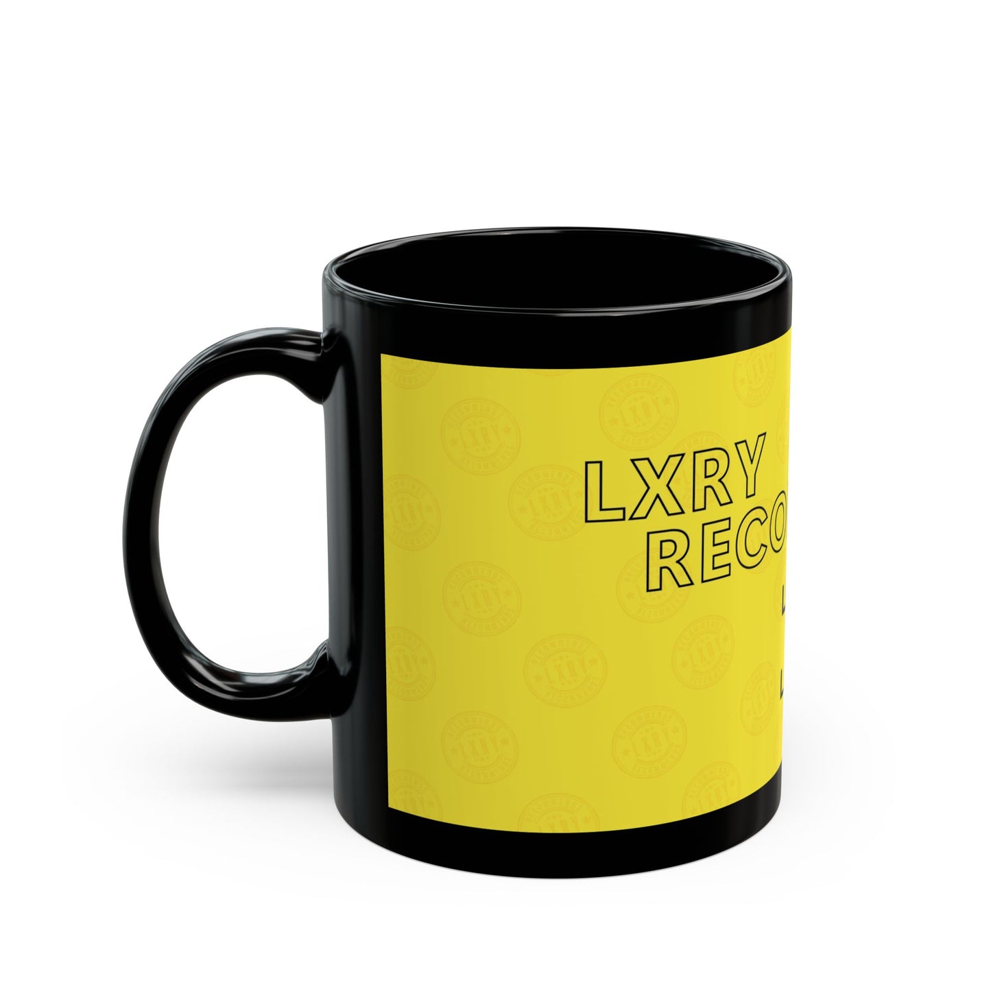 LXRY RECOMMENDS Yellow / Black Mug (11oz)