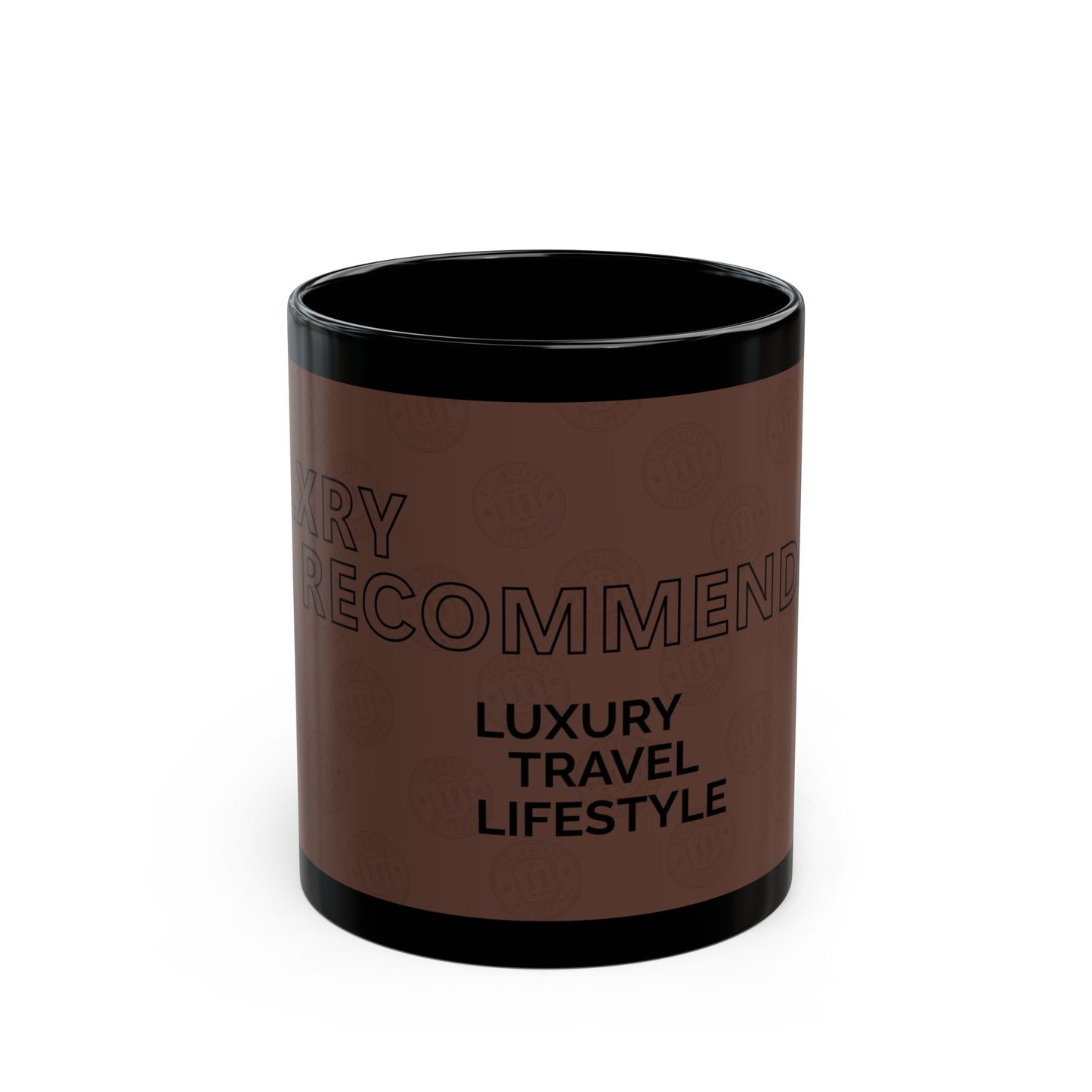 LXRY RECOMMENDS Brown/ Black Mug (11oz)