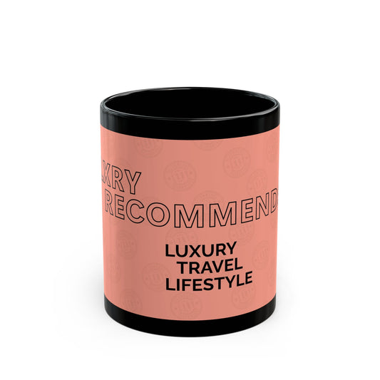 LXRY RECOMMENDS Peach / Black Mug (11oz)