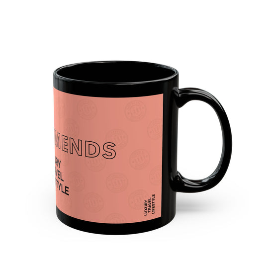 LXRY RECOMMENDS Peach / Black Mug (11oz)