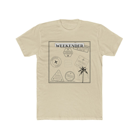 The Passport Weekender Tee™ — Natural