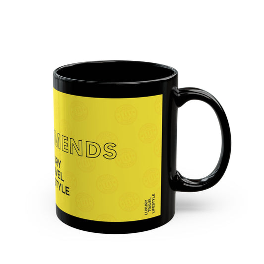 LXRY RECOMMENDS Yellow / Black Mug (11oz)